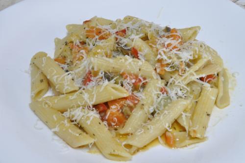 Penne se zeleninovou omáčkou a bazalkou – Snadné recept z Itálie kuchyně, hotový za 30 - 45 minut